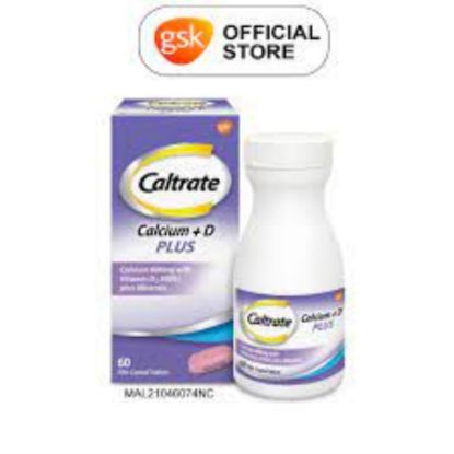 Picture of CALTRATE 600 MG W/VITAMIN – D PLUS 60 TAB