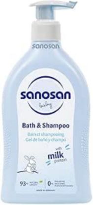 Picture of SANOSAN BABY BATH & SHAMPOO (DISPENSER) 500 ML