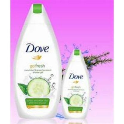 Picture of DOVE BODY WASH GO FRESH CUCUMB 500 ML