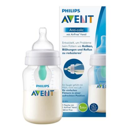 Picture of PHILIPS AVENT ANTI-COLIC WITH AIRFREE VENT 1M+ 260ML -2827