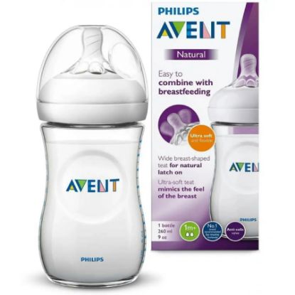 Picture of PHILIPS AVENT NATURAL FEEDING BOTTLE 260ML X 1 #130 - 75901