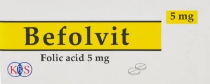 Picture of BEFOLVIT 5 MG 30 TAB#