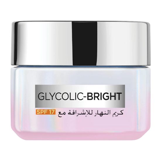 صورة لوريال باريس GLYCOLIC BRIGHT
كريم النهار للإشراقة مع SPF 17
 50ML