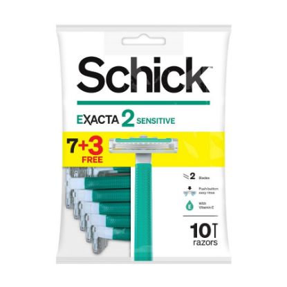 Picture of SCHICK EXACTA 2 SENSITIVE 7+3