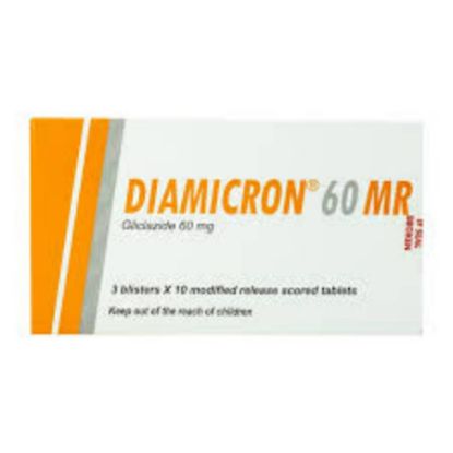 Picture of DIAMICRON MR 60 MG 30 TAB