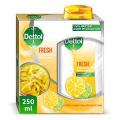 صورة ديتول سائل استحمام فريش 250 ملي +ليفه