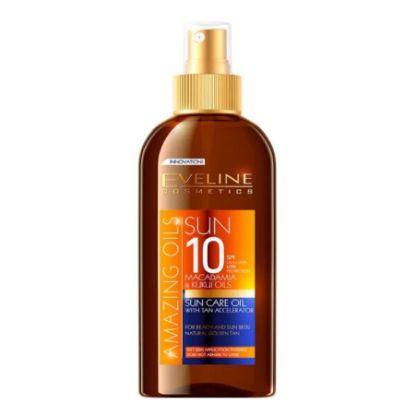 Picture of EVELINE AMAZING OILS SUN OIL SPF10 WITH TAN ACCELERATOR150ML