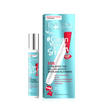 Picture of EVELINE CLEAN YOUR SKIN ROLL ON 15 ML SPOT & BLEMISHES