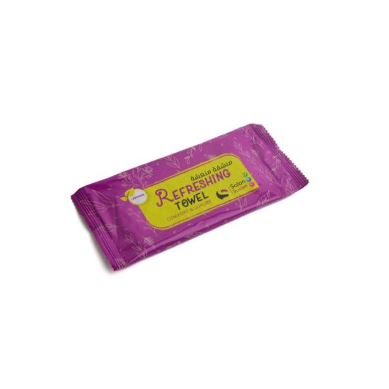 Picture of SALON SYSTEM LAVENDER REFRESHING TOWELS 25 PIECES