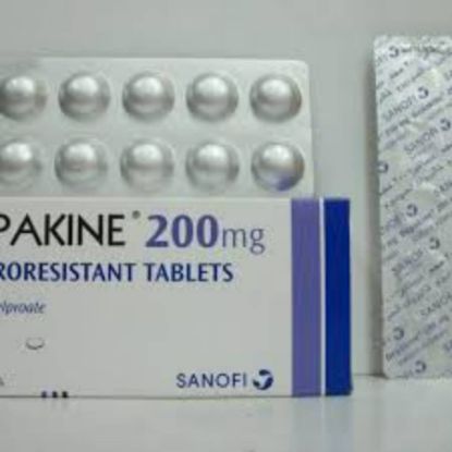 Picture of DEPAKINE 200 MG 40 TAB