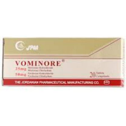 Picture of VOMINORE 25/50 MG 20 TAB