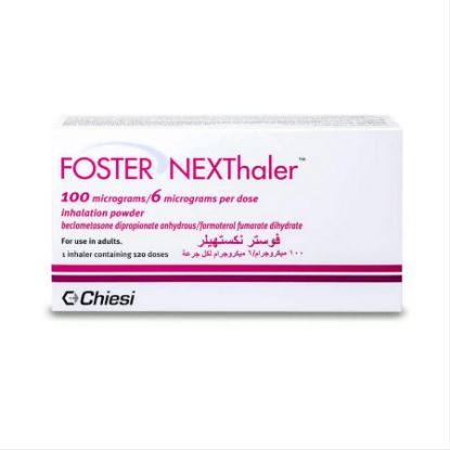 Picture of FOSTER NEXTHALER 100MCG/6MCG INHALER