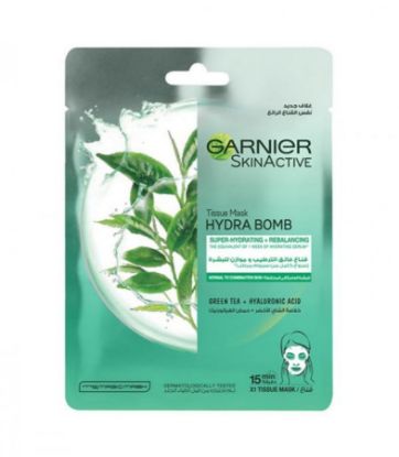 Picture of GARNIER SKIN ACTIVE HYDRA BOMB MASK GREEN TEA 65016