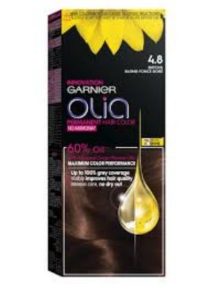 Picture of GARNIER OLIA PERMANENT HAIR COLOR 4.8 MOCHA BLOND 1367