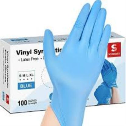 Picture of GLOVES VINYL/NITRILE X-LARGE BLUE JAMA 8203