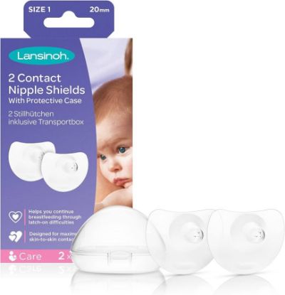 Picture of LANSINOH CONTACT NIPPLE SHIELDS 20MM