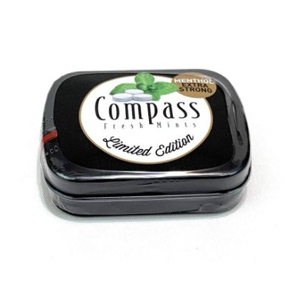 Picture of COMPASS FRESH MINT MENTHOL EXTRA STRONG 14 G 50 PCS 900184