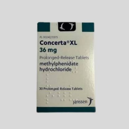 Picture of CONCERTA EXTENDED RELEASE 36 MG 30 TAB