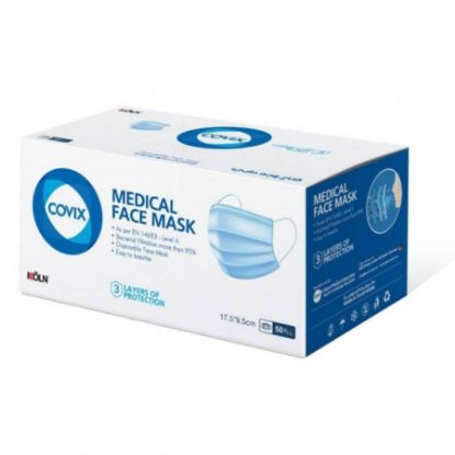 صورة كوفيكس كمامات طبية 3 طبقات 50 حبة للكارتون