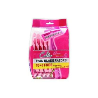 Picture of COLIER SIMPLY RAZOR 8+4 BLUE WITH A TOUCH OF ALOE 2 BLADES