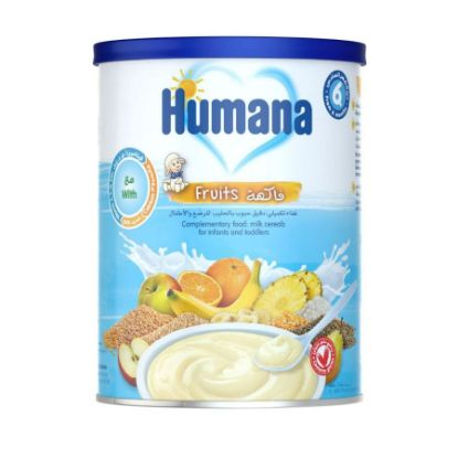 Picture of HUMANA BABY CEREAL FRUITS WITH MILK 400G