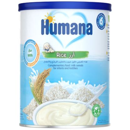 Picture of HUMANA BABY CEREAL RICE WITH MILK 400G