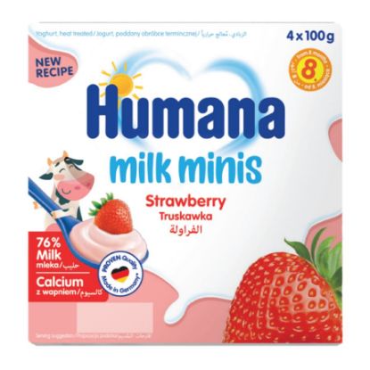 Picture of HUMANA MILK MINI BABY SNACK STRAWBERRY