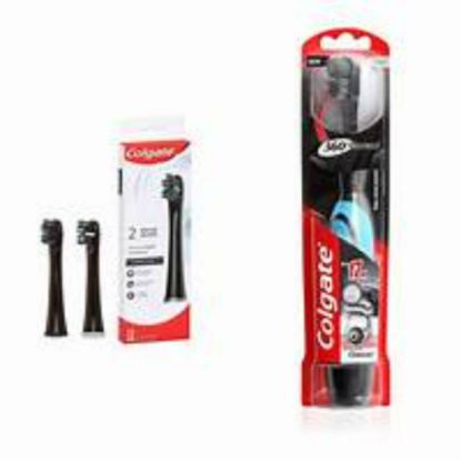 صورة كولجيت ٣٦٠ سونيك بالفحم،  ٢رأس فرشاة للإستبدال