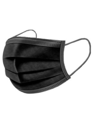 Picture of KAIZMED MEDICAL BLACK FACE MASK 50 PCS