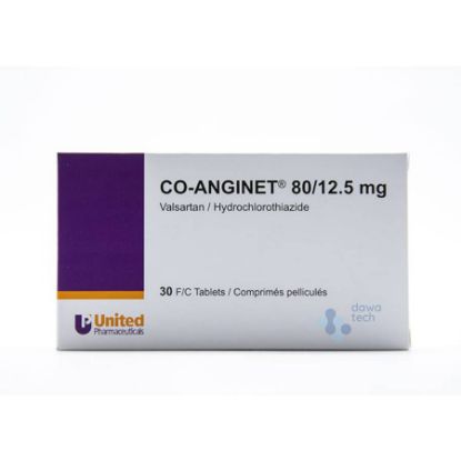 Picture of CO-ANGINET 80/12.5MG F.C. 30TAB