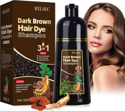 Picture of BORGANIC 5 MINUTES DARK BROWN SHAMPOO