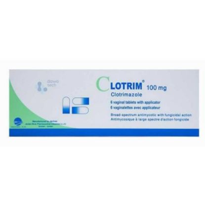 Picture of CLOTRIM  100   MG     6  VAGINAL   TABLET