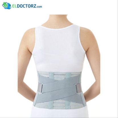 Picture of MEDAKOR 6503 (L) NEOPRENE BACK SUPPORT GREY