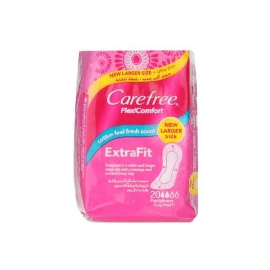 Picture of CAREFREE FLEXI COMFORT COTTON 48X20 PANTYLINERS 56431 - 076