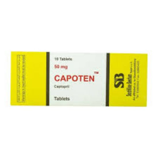 Picture of CAPOTEN 50MG 20TAB