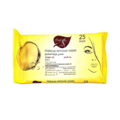 Picture of AL ARAYS MAKEUP REMOVER WIPES WITH ARGAN OIL ALARAYS- 25 WIP
