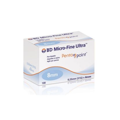 صورة بي دي ابر انسولين 30 جرام 8 مم 100 قطعه