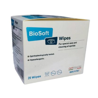 Picture of BIOSOFT  EYE WIPES 20 PCS