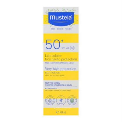 Picture of MUSTELA SUNSCREEN LOTION 50+ FOR KIDS 40ML 6202