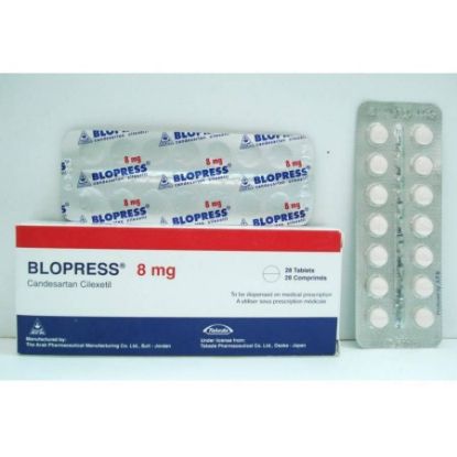 Picture of BLOPRESS 8 MG 28 TAB