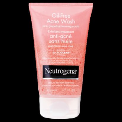 Picture of NEUTROGENA OIL FREE ACNE WASH GRAPEFRUIT SCRUB 125-150 M4173