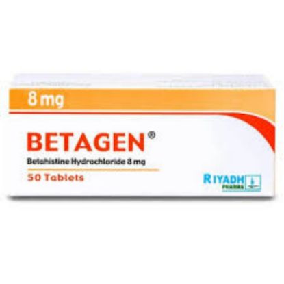 Picture of BETAGEN 8 MG 50 TAB