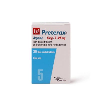 Picture of BI PRETERAX 5 MG 1.25 MG 30 TAB