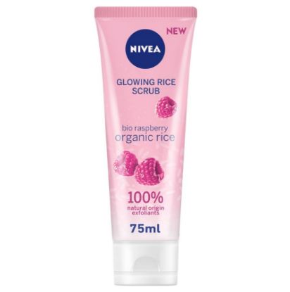Picture of NIVEA GLOWING RICE SCRUB RASBERRY 75ML 71162 - 4853