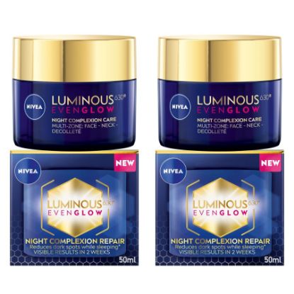 Picture of NIVEA LUMINOUS EVEN GLOW NIGHT CREAM 50 ML 70914-896