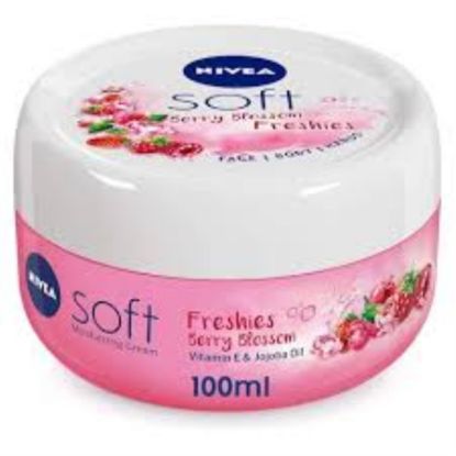 Picture of NIVEA SOFT CREAM BERRY BLOSSOM PINK 100ML 71107-455