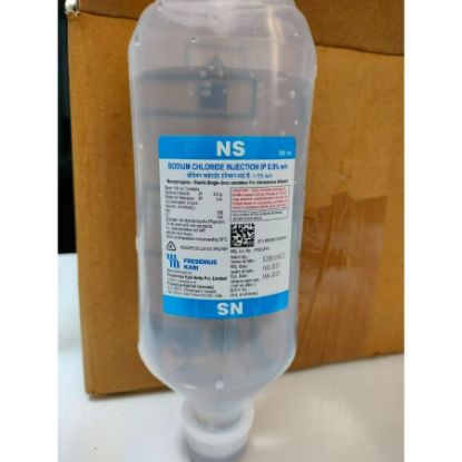 Picture of SODIUM CHLORIDE 0.9% W/V INJECTION 500 ML