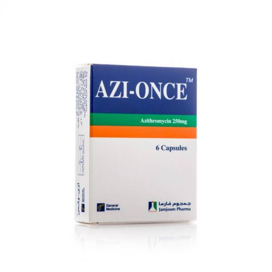 Picture of AZI ONCE 250 MG 6 CAP