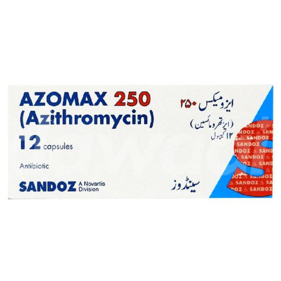 Picture of AZOMAX 250MG 6CAP