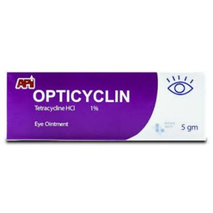 Picture of OPTICYCLIN EYE OINTMENT 5 G
